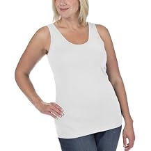 Mossimo&reg; Black Plus Scoop Microrib Tank - True White