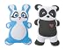 J.I.P Flip Doll Bunny-Bear, Cotton Jersey