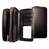Jack Georges Prestige Collection Womens Zippered Clutch