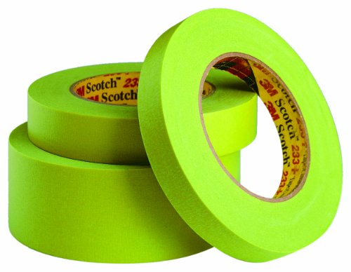 Scotch 44608 Green 96 mm x 55 m Performance Masking Tape 233+ - Case of 8