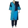 Punjabi Salwar Kameez Cotton Embroidered Dress Size L (slk340b)
