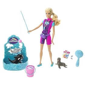 Barbie I Can Be: SeaWorld Trainer Doll Play Set by Mattel