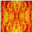 ArtScape 9' Flame Pool Table Cloth