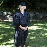 Child's Black Graduation Cap & Gown