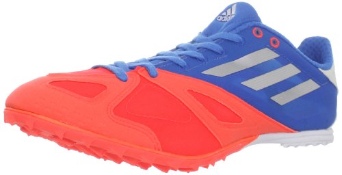 adidas Men's XCS 3 Spikeless M Running Shoe,Infrared/Metallic Silver/Bright Blue,8 M US