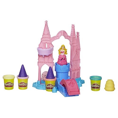 Play-Doh Disney Magical Designs Palace Set Featuring Princess Aurora & Sparkle Doh Bundle Set ~ Bonus 2pc Modelling tools