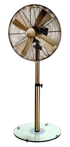 Bionaire BASF40G-I Designer Stand-Ventilator mit Glassfuss 40 cm Durchmesser