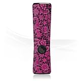 Design Skins for Microsoft Xbox 360 Slim Faceblade - Dark Pink Embroidery Design Folie