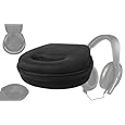 DURAGADGET Hard EVA Storage Case For Headphones / Earbuds, With Compartment (Black) For Sennheiser: HD 202-II, HD 203, HD 219, HD 219s, PC 310, HD 449, Momentum On-Ear, HD 201, HD 280, HD 205, MM400-X, HD515, HD518, HD555, HD558, HD580, HD335S & HD 25-1