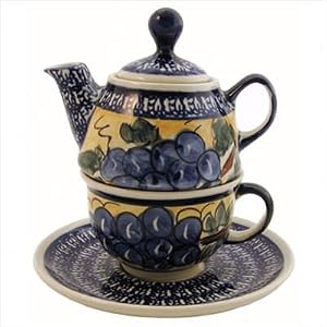 10 oz Tea for One Teapot and Saucer - Pattern DU8 by 