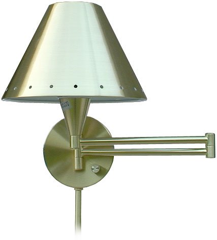 NEW Satin Brass Wall Swing Arm Lamp - ST-3601-SB