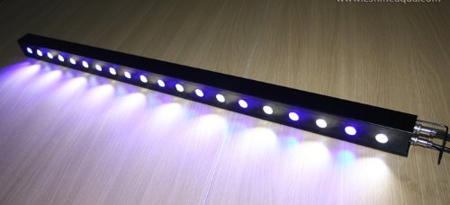 Aqua Pro 60W (20x3W) CREE LED Aquarium Reef Tank Coral Light White/Blue Aluminum