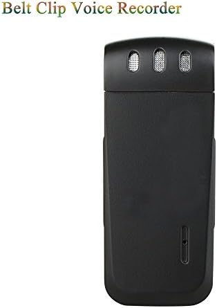 Winkier 2015 New Stylish Mini Belt Clip Voice Recorders 4/8/16GB Built-In-Memory (16GB, Black)