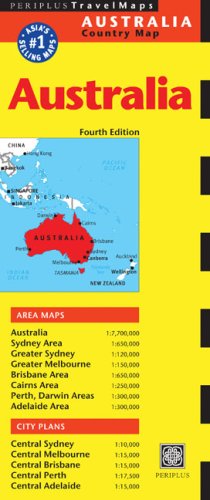 City Travel Guides Discounted  Books : Australia Travel Map 4th Ed