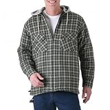 Riggs by Wrangler Hooded Flannel Shirt Jacket for Big and Tall