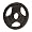 TKO Olympic 2.5 lb. Urethane Tri-Grip Plate