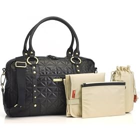 Elizabeth Quilted Leather in Black