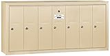 Salsbury Industries 3507SSP Surface Mounted Vertical Mailbox with Master Commercial Lock, Private Ac