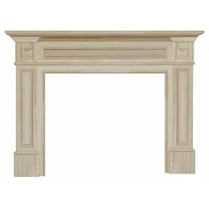Pearl Mantels 140-50 Classique 50-Inch Fireplace Mantel Surround, Unfinished