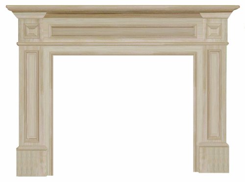 Pearl Mantels 140-50 Classique 50-Inch Fireplace Mantel, Unfinished