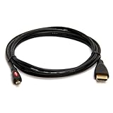 PTC 10 ft Premium GOLD Series Micro HDMI to HDMI Cable for HTC EVO 4G, Motorola Droid X and other portable devices with Mi...