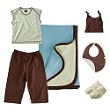 6 - Piece Tea and Chocolate Summer Tee Baby Bundle