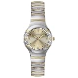 Cheap Diamond Watch, Caravelle by Bulova Womens Diamond Accented Champagne Dial Watch