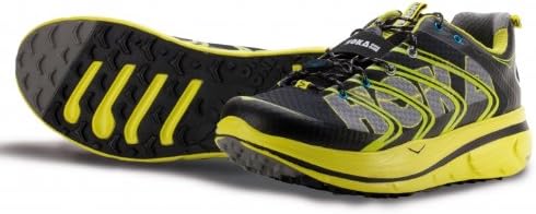 HOKA Rapa Nui 2 Trail Men's Trail Running Shoes, Black/Yellow, US7.5