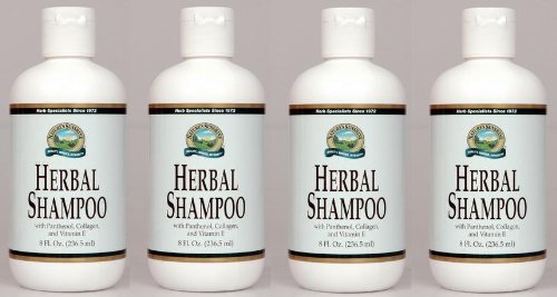 Naturessunshine Herbal Shampoo with Panthenol and Vitamin E 8 fl. oz (Pack of 4)