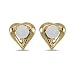 14k Yellow Gold October Birthstone Round Opal title=
