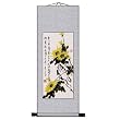 Handmade Chrysanthemum Scroll Wall Art Painting