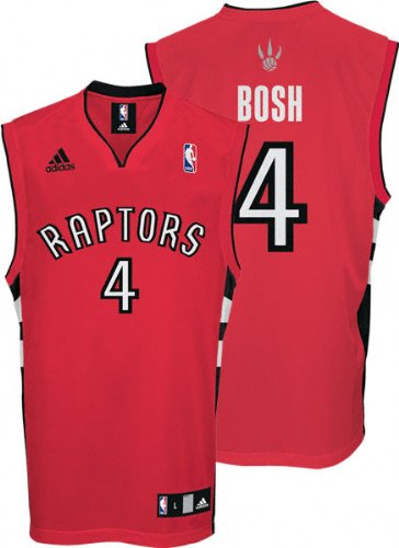 Chris Bosh Youth Jersey: adidas Red Replica #4 Toronto Raptors Jersey