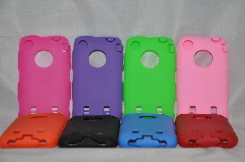 8 Pack Silicone Covers - compatable w/ Otter Box Defender Case 3g, 3gs