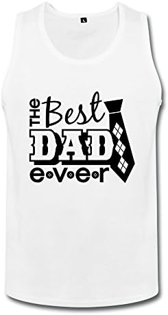JUJ Best Dad Ever Men's Tank Top T-shirt X-Large