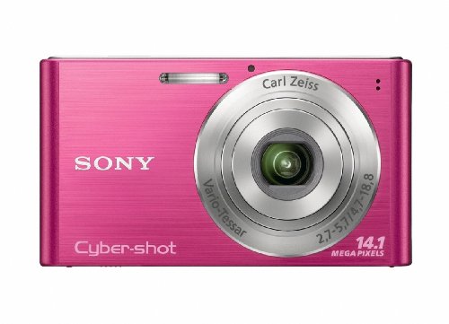 Sony DSCW320P Cyber-shot Digital Camera  - Pink (14.1 MP, 4x Optical Zoom) 2.7 inch LCD