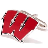 Wisconsin Badgers NCAA Logod Executive Cufflinks w/ Jewelry Box