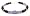December Tanzanite Swarovski Crystal Bracelets with Black Onyx in Silver - SMALL 6 1/2 In.