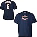 Reebok Chicago Bears Jay Cutler Name & Number T-Shirt