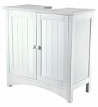 Waschbeckenunterschrank - MDF wei� la...