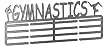 Gymnastics Medal Holder Rack Triple Bar