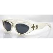 VERSUS Clear Sunglasses with Smoke Colored Lenses. Model: E01-924