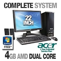 Acer AX1200-B1792A Complete Desktop PC Bundle