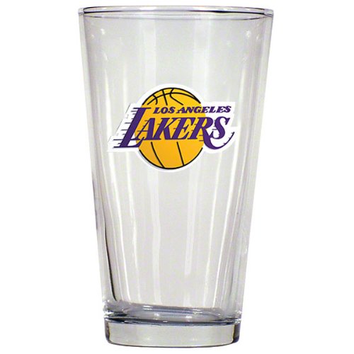 Los Angeles Lakers 3D Logo Pint Glass