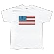 American Flag White T-Shirt