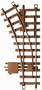 G Scale Plastic Switch Track - Left Hand Single Piece
