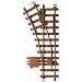 G Scale Plastic Switch Track - Left Hand Single Piece