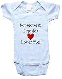 SOMEONE IN JAMAICA LOVES ME - JAMAICA BABY - Country Series - White, Blue or Pink Onesie / Baby T-shirt