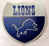 Detroit Lions Interstate Sign Nfl Sports Bar Team Logo