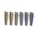 Quality Solid Brass Cribbage Pegs with a Tapered Body Design and an Easy Grip Top (3 Gold / 3 Silver)