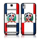 Dominican Republic Flag Design Protective Skin Decal Sticker for Samsung Delve SCH R800 Cell Phone